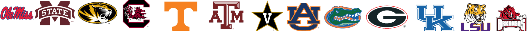 SEC team logos